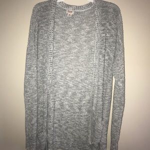 Gray Boyfriend Cardigan